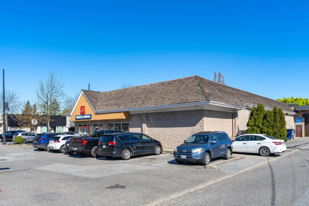 5630 176th Street side exterior and on-site parking area