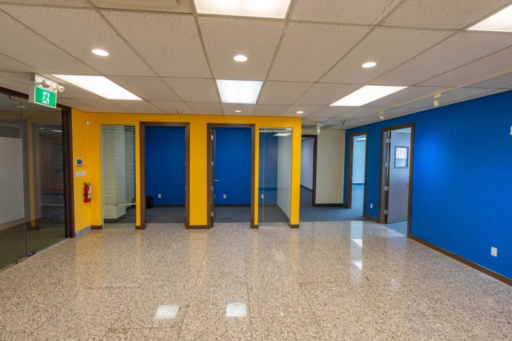 Broadway Pacific Plaza Unit 290 private offices with glass doors