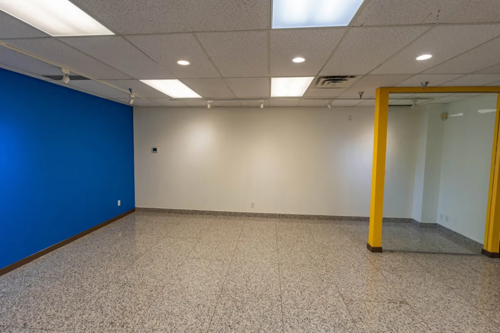 Broadway Pacific Plaza Unit 290 office room with glass partition