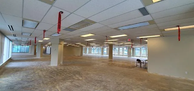 555 West 12th Avenue Unit 302 spacious open office with natural light