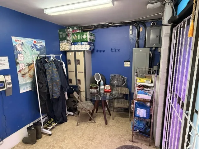 8851 Beckwith Road Unit 110 — back room storage and utility area, Richmond