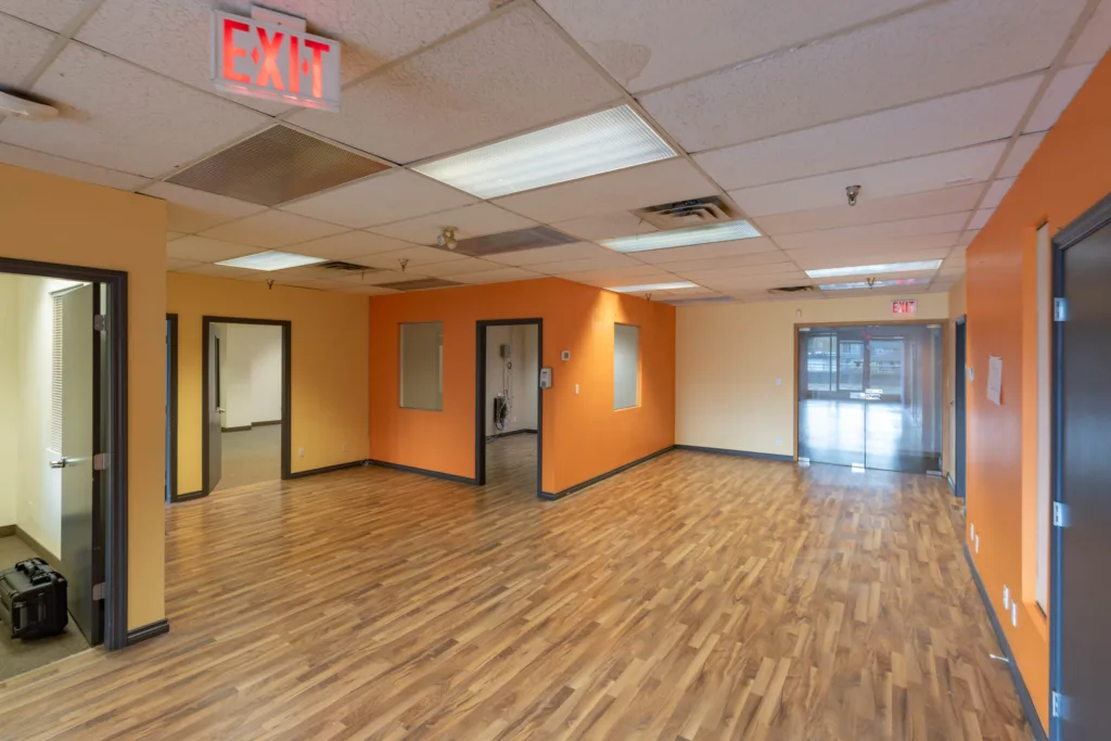 1212 West Broadway Unit 200 open office area with multiple rooms