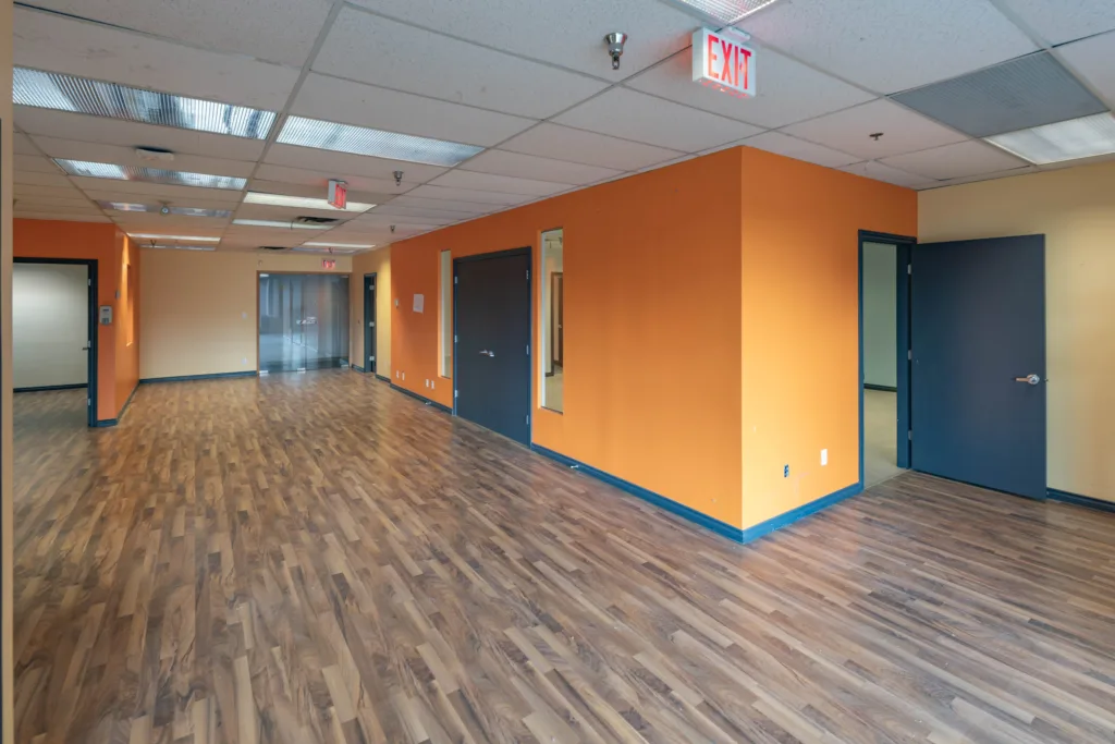 1212 West Broadway Unit 200 spacious interior with private offices