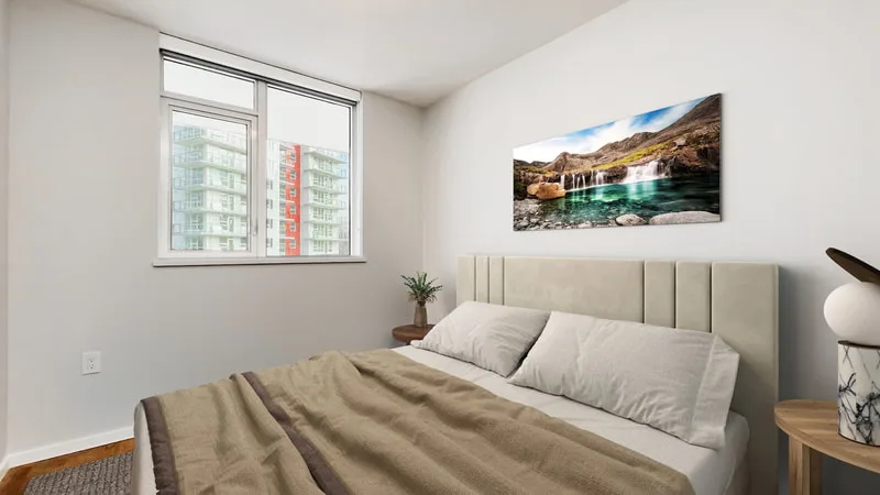 Lelem Village Acadia Rd bedroom with view