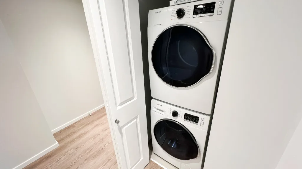 Lelem Village Shortcut Rd in-suite Samsung laundry