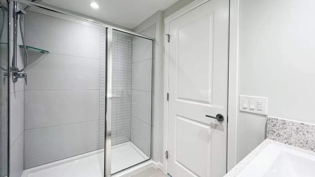 Lelem Village Shortcut Rd glass shower