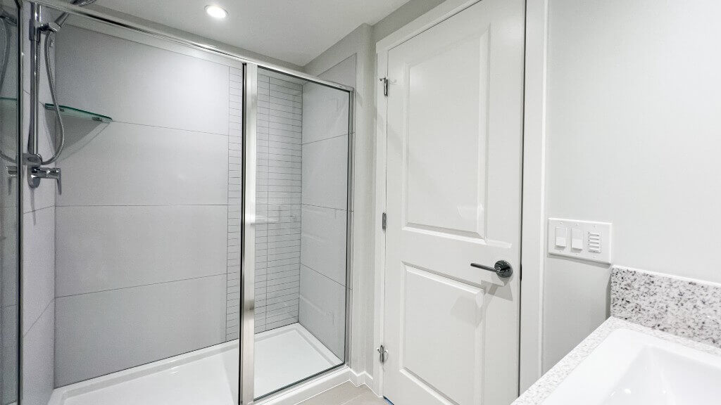 Lelem Village Shortcut Rd glass shower