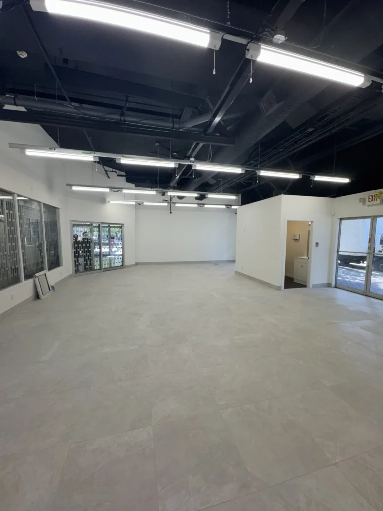 Richmond Public Market Unit 1180 office and work area