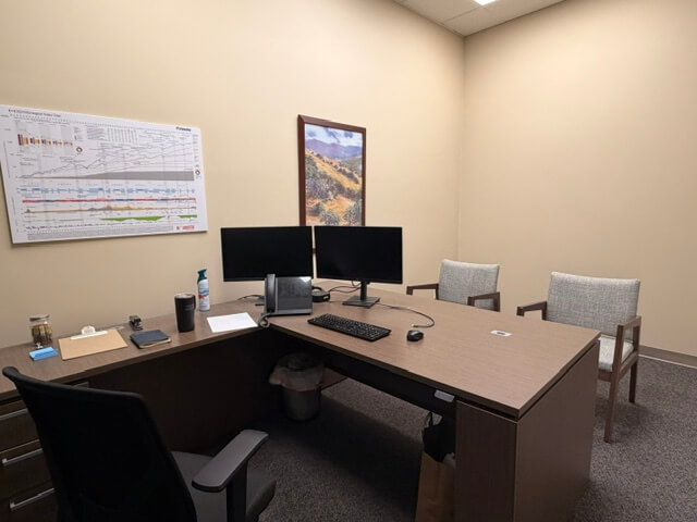Unit 150 retail for lease — second private office